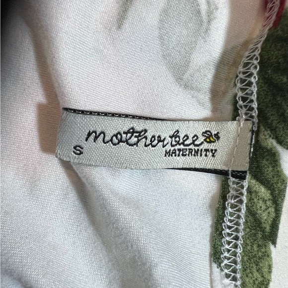 Mother Bee Maternity Short Sleeve Bodycon Floral Dress Size Small - Picture 11 of 13